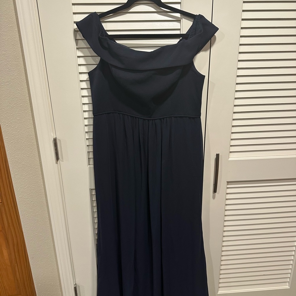 Adrianna Papell Midnight Blue Maxi Dress